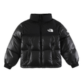 The North Face Nuptse Cropped Down Puffer Jacket – Black