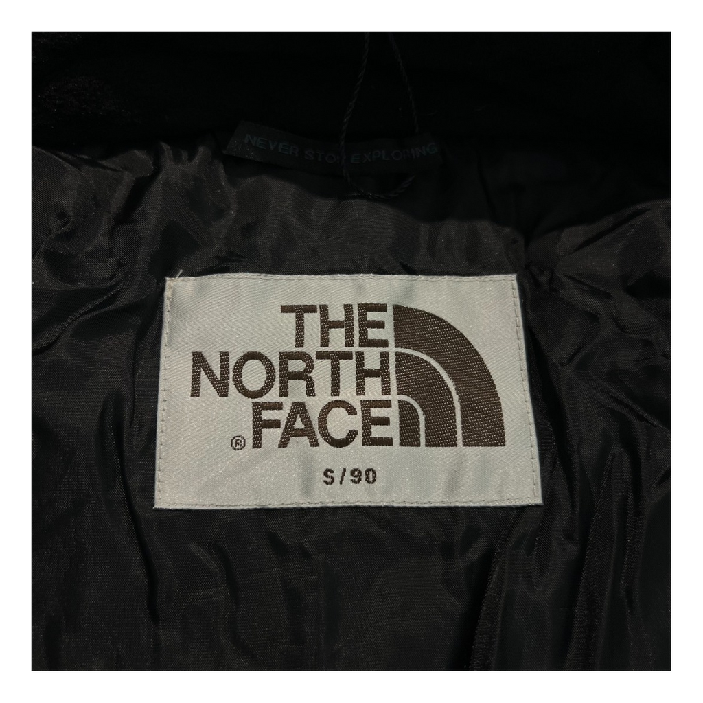 The North Face Long Hooded Down Puffer Coat – Black