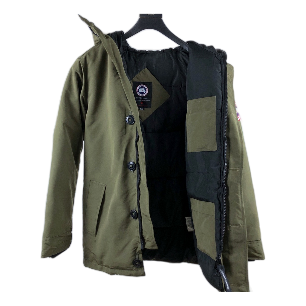 Canada Goose Chateau Fur-Trim Parka in Military Green
