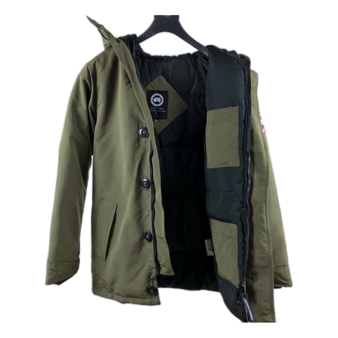 Canada Goose Chateau Fur-Trim Parka in Military Green