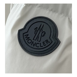 Moncler Contrast-Hood Colour-Block Down Jacket