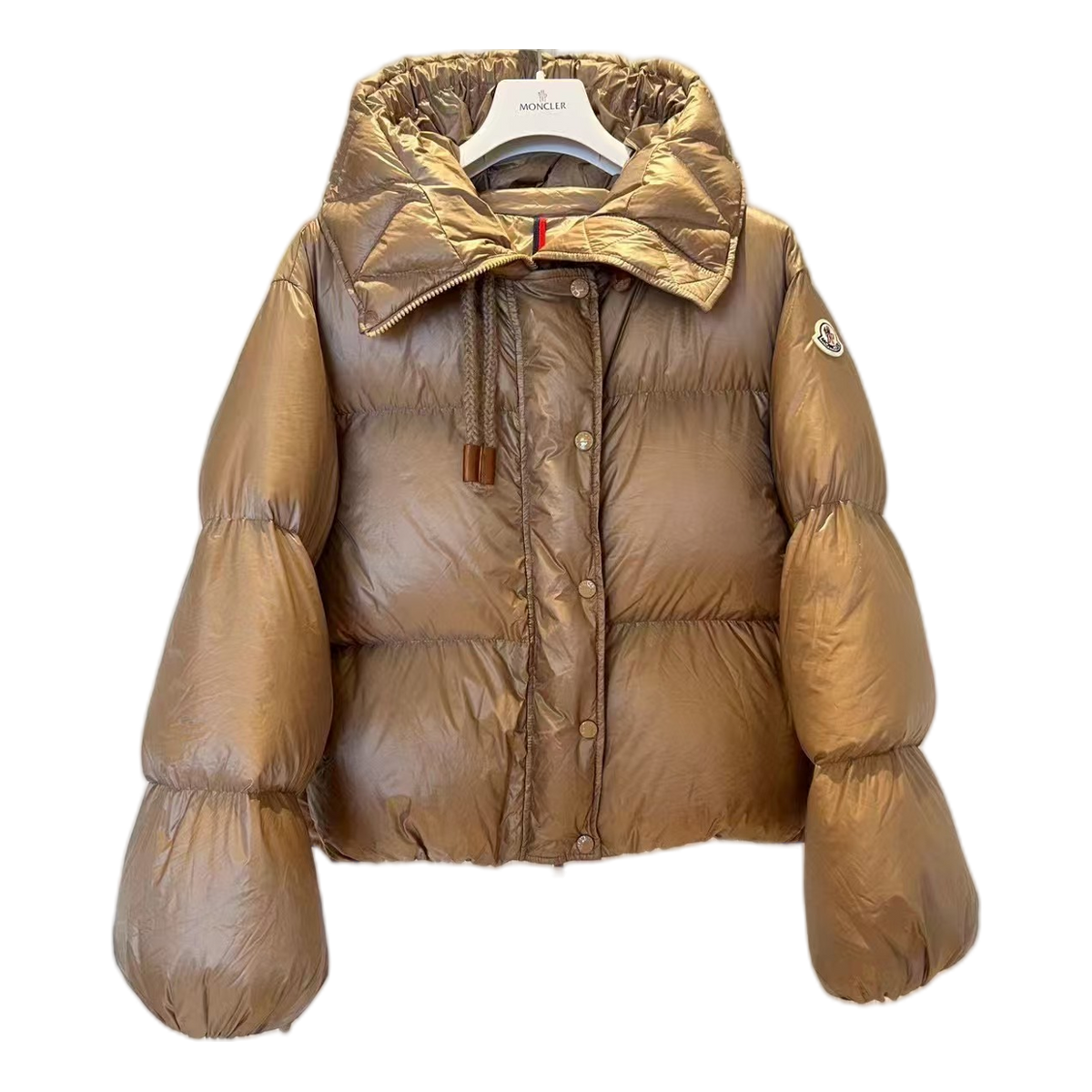 Moncler Borey Hooded Down Puffer Jacket – Bronze