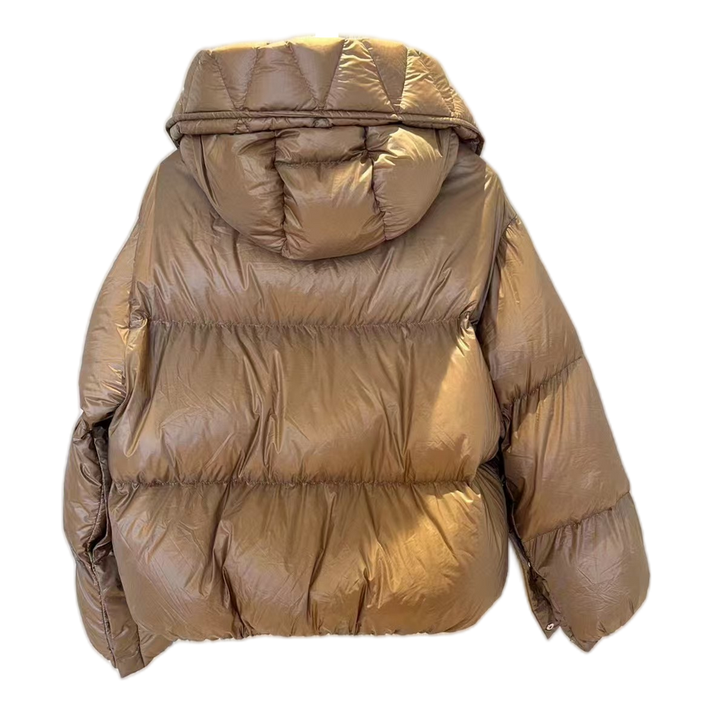 Moncler Borey Hooded Down Puffer Jacket – Bronze