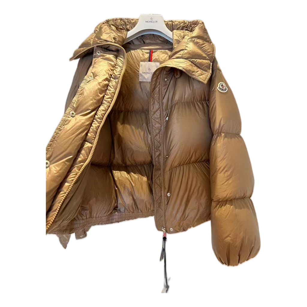 Moncler Borey Hooded Down Puffer Jacket – Bronze