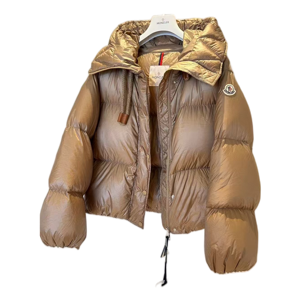 Moncler Borey Hooded Down Puffer Jacket – Bronze