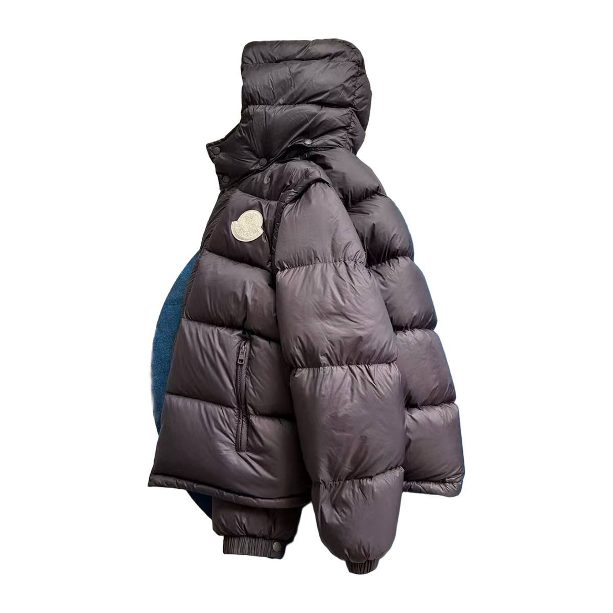 Moncler Cyclone Convertible Down Puffer Jacket – Black
