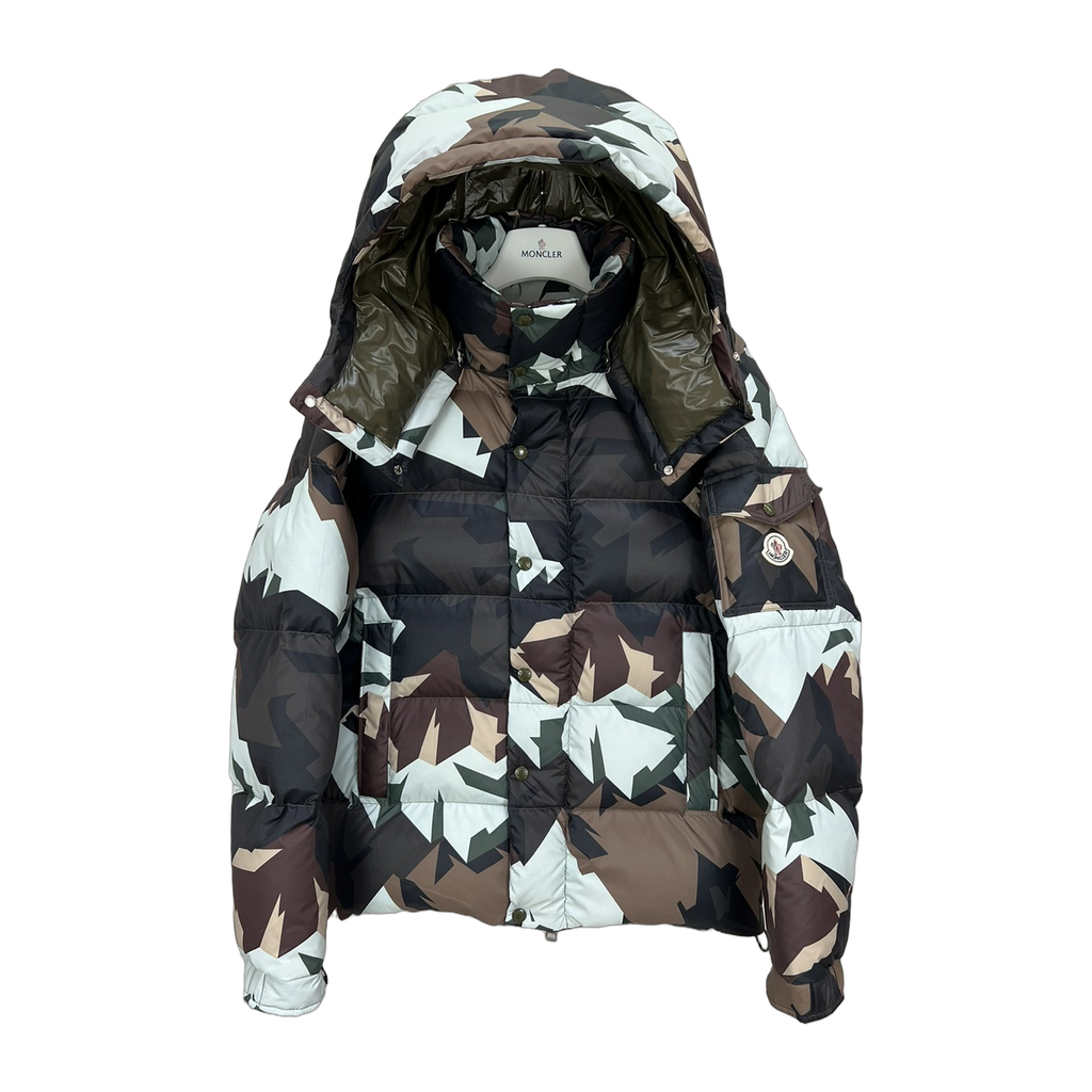 Moncler Mosa Hooded Down Puffer Jacket – Camouflage