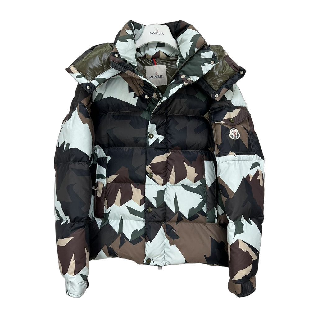 Moncler Mosa Hooded Down Puffer Jacket – Camouflage