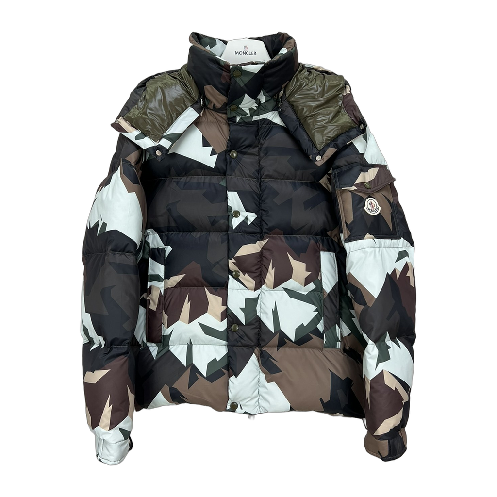 Moncler Mosa Hooded Down Puffer Jacket – Camouflage