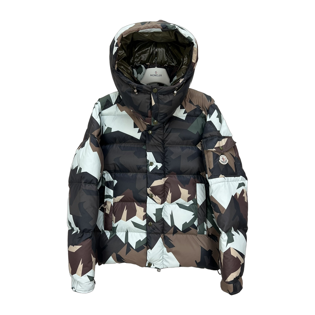Moncler Mosa Hooded Down Puffer Jacket – Camouflage