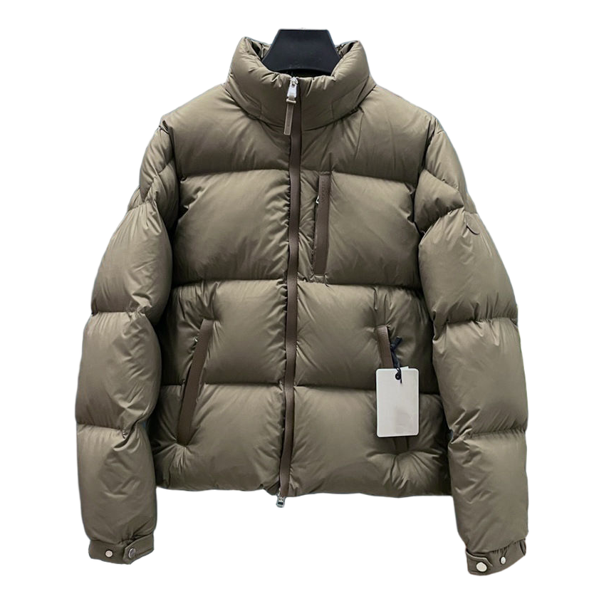 Moncler Tonal-Patch Wide-Quilt Hooded Down Jacket