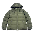 Moncler Maya Matte Hooded Down Puffer Jacket – Olive Green