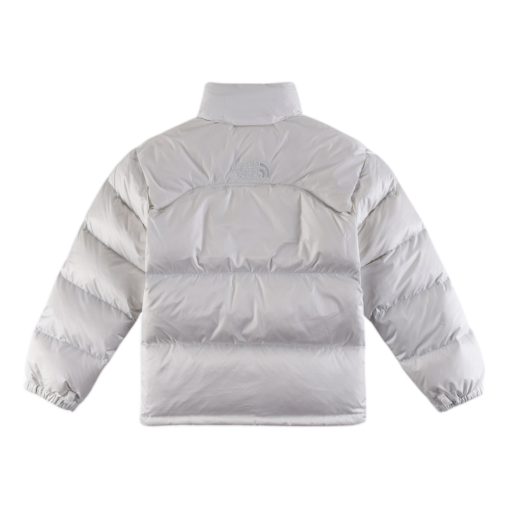 The North Face Two-Tone Contrast-Panel Puffer Jacket with Stand Collar