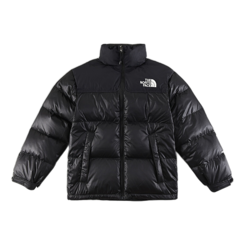 The North Face Two-Tone Puffer Jacket with Stand Collar