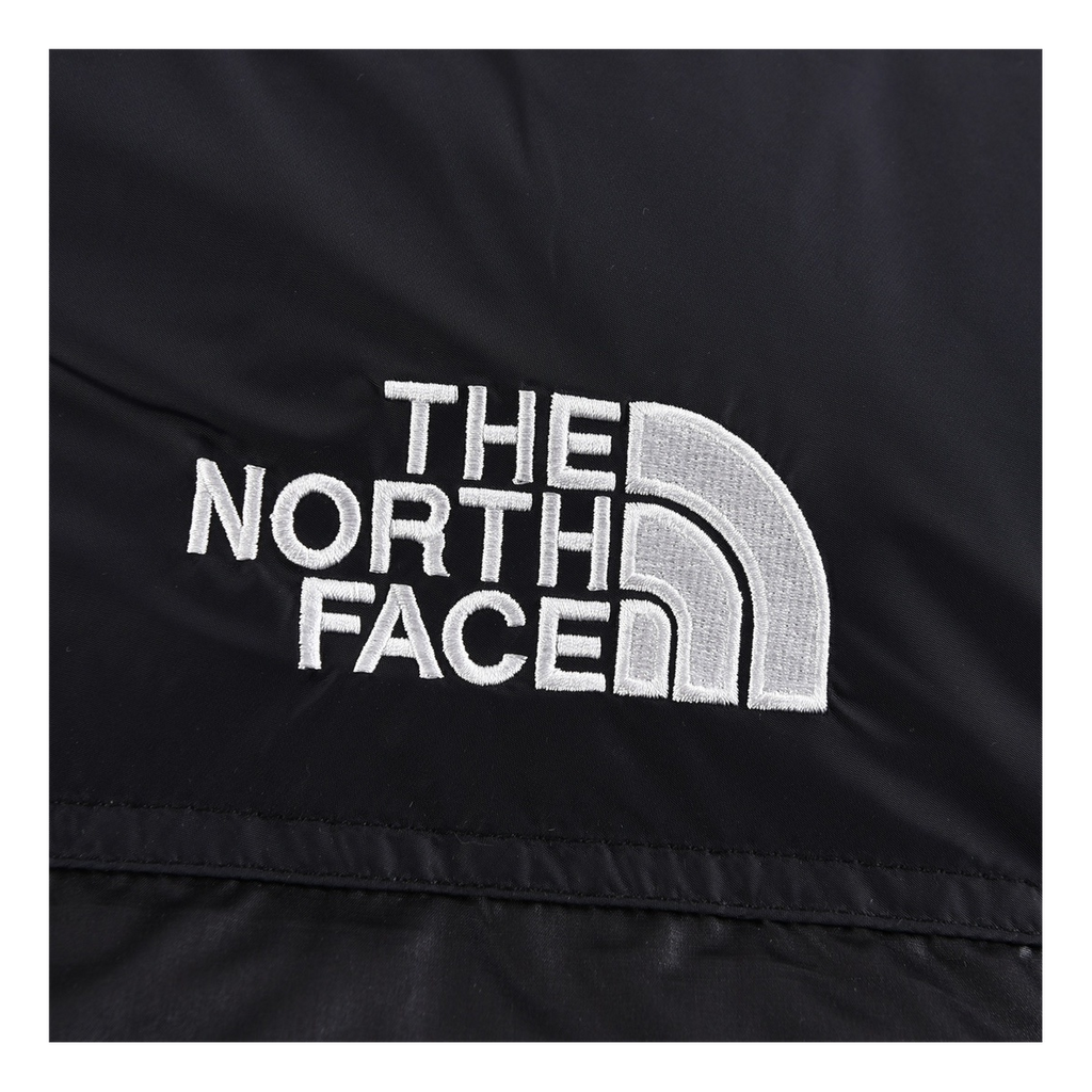 The North Face Two-Tone Contrast-Panel Puffer Jacket with Stand Collar