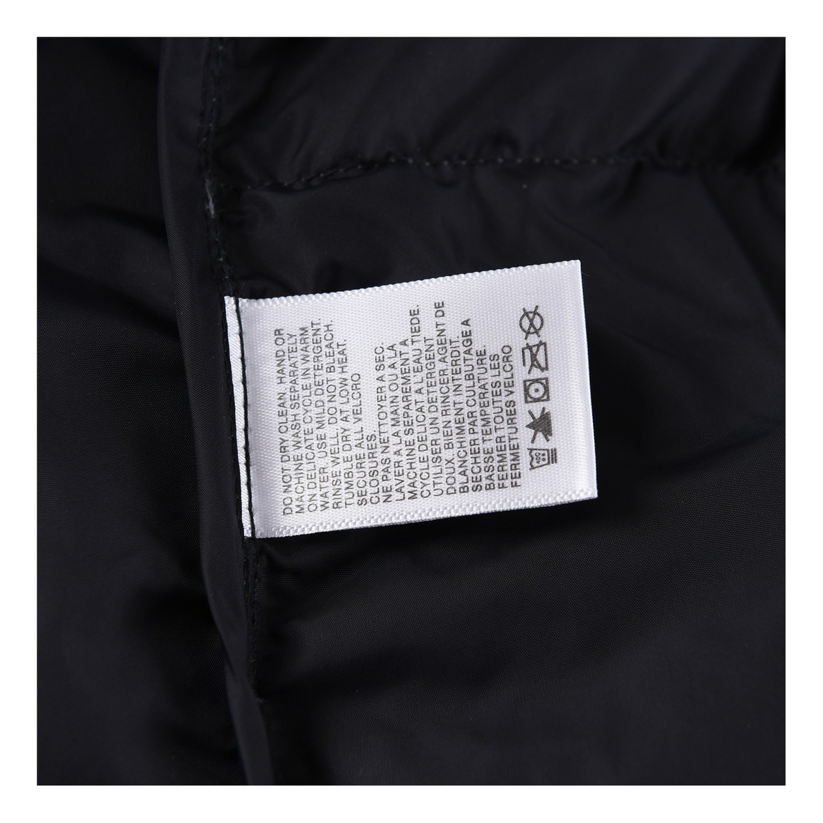 The North Face Two-Tone Contrast-Panel Puffer Jacket with Stand Collar